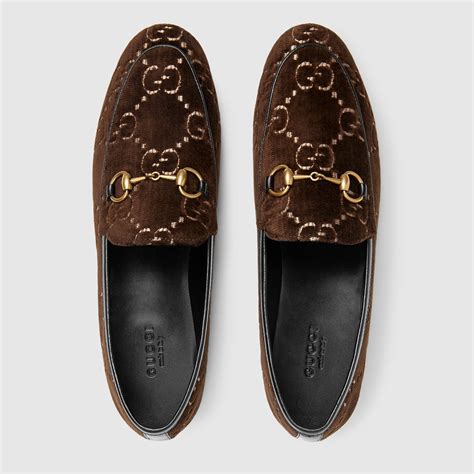 gucci velvet moccasin loafers|gucci jordaan velvet loafer.